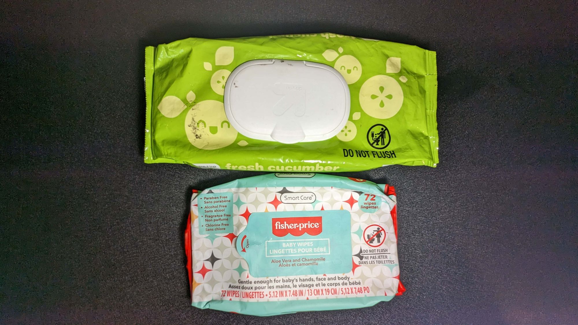 Baby wipes keep you clean long enough