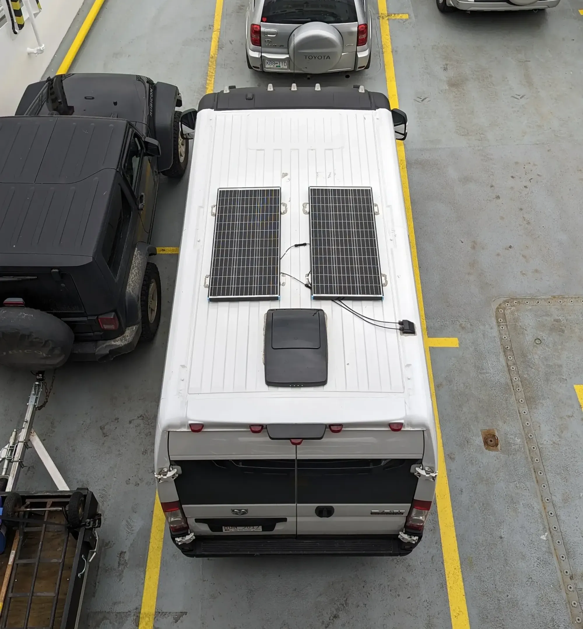 Solar Panels On Van